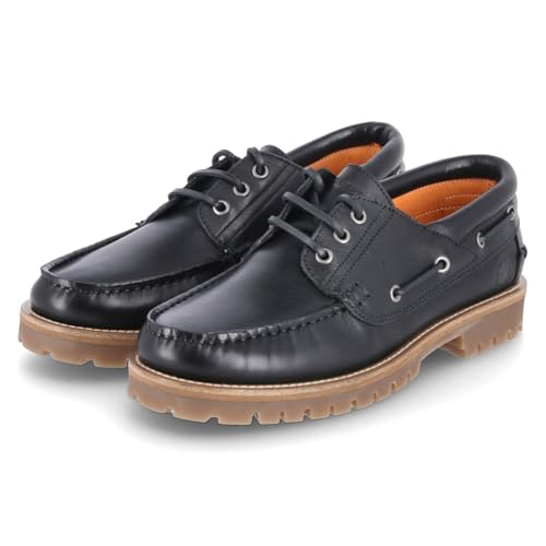 lumberjack Herren Schnürhalbschuh in schwarz - Gr. 41