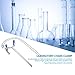 Maxmartt Lab Chain Clamp Holder, 19.7inch Stainless Steel Lab Glassware Clamp Lab Stand Chain Clamp Adjustable Lab Clamp Chain Long Chain Clamp Save and Sturdy for Beakers, Bottles, Flasks