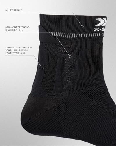 X-Socks® RUN PERFORMANCE Compression Athletic Running Quarter Socks Unisex4