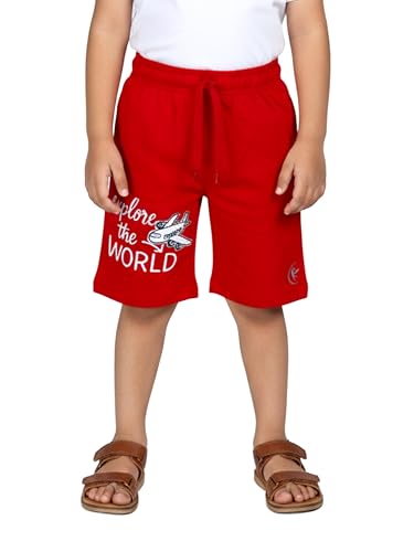 Image of KiddoPanti Boys Knee Length Basic Short