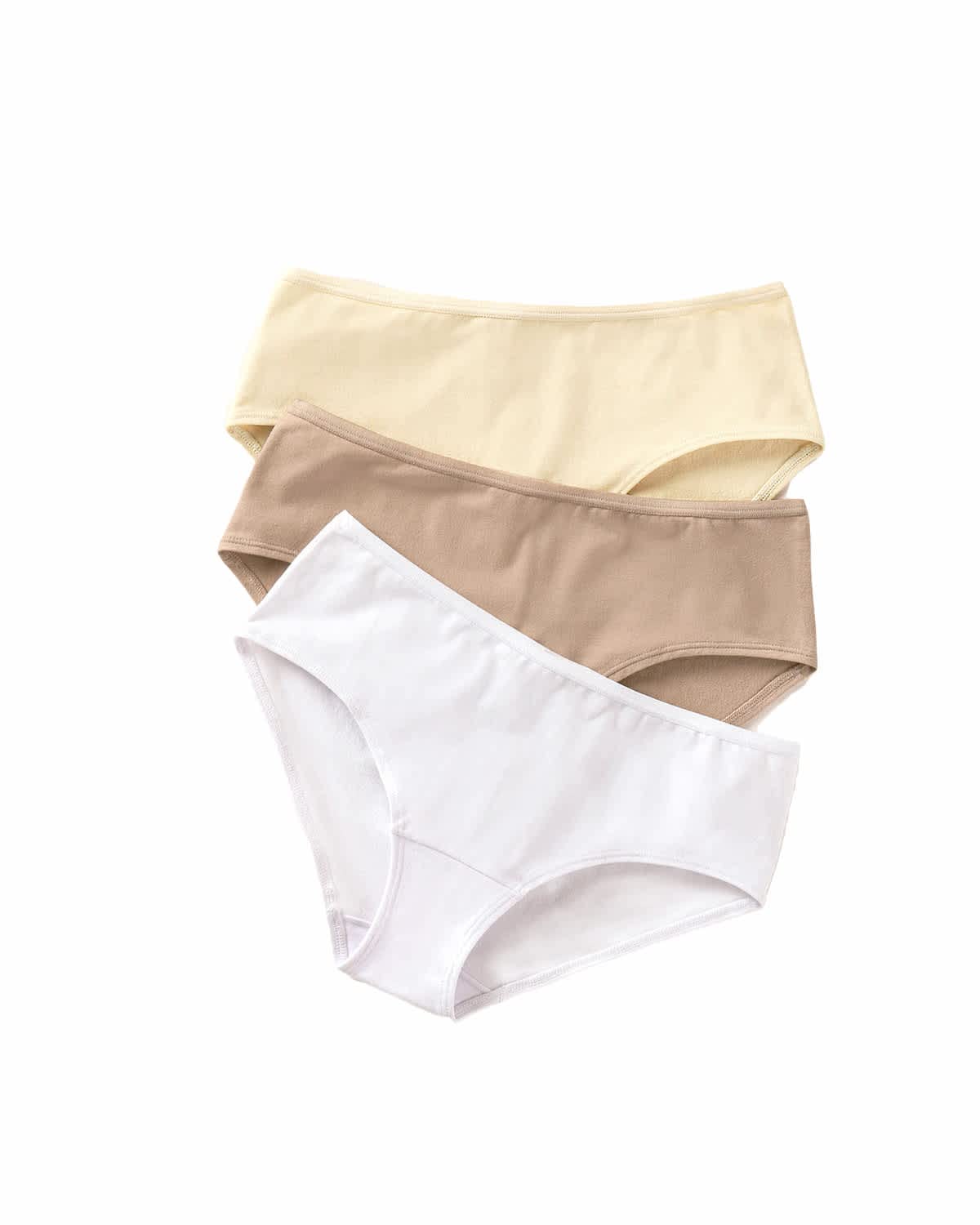 Leonisa 3 Paia di Slip a Culotte in Cotone