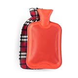 Mobiclinic, Bolsa de agua caliente con funda suave, Marca Española, Bolsa térmica para mantener agua caliente, Bolsa de agua térmica de 2L, Suave forro de algodón, Estampado, Lavable