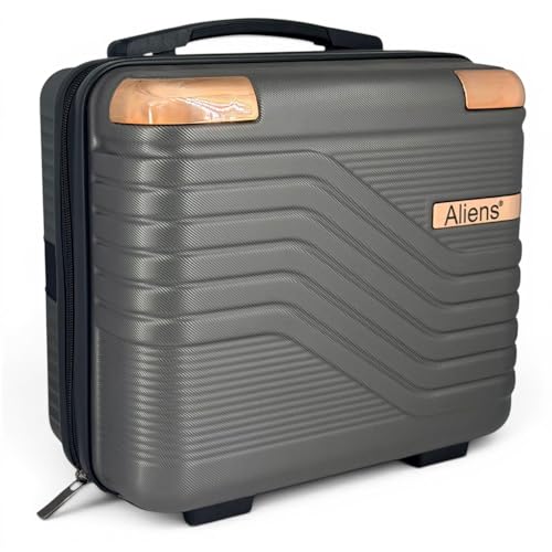 Aliensware XL ABS Hard Shell Vanity Bag, Makeup Cosmetic Case Suitcase Organizer Box for Skincare, Jewellery, Clothes,Lipsticks,Nail Polishes,& Beauty