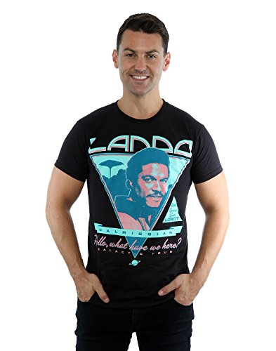 Star Wars Men's Lando Calrissian Rock Poster T-Shirt XX-Large Black