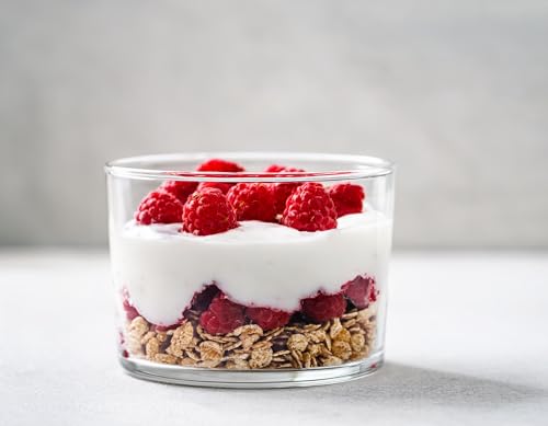 Miniatura 12 de Glasmark Krosno 1992 Juego De 6 Tazas De Postre En Vidrio Transparente Vasos De Postre Aptos Para Lavavajillas 170 Ml