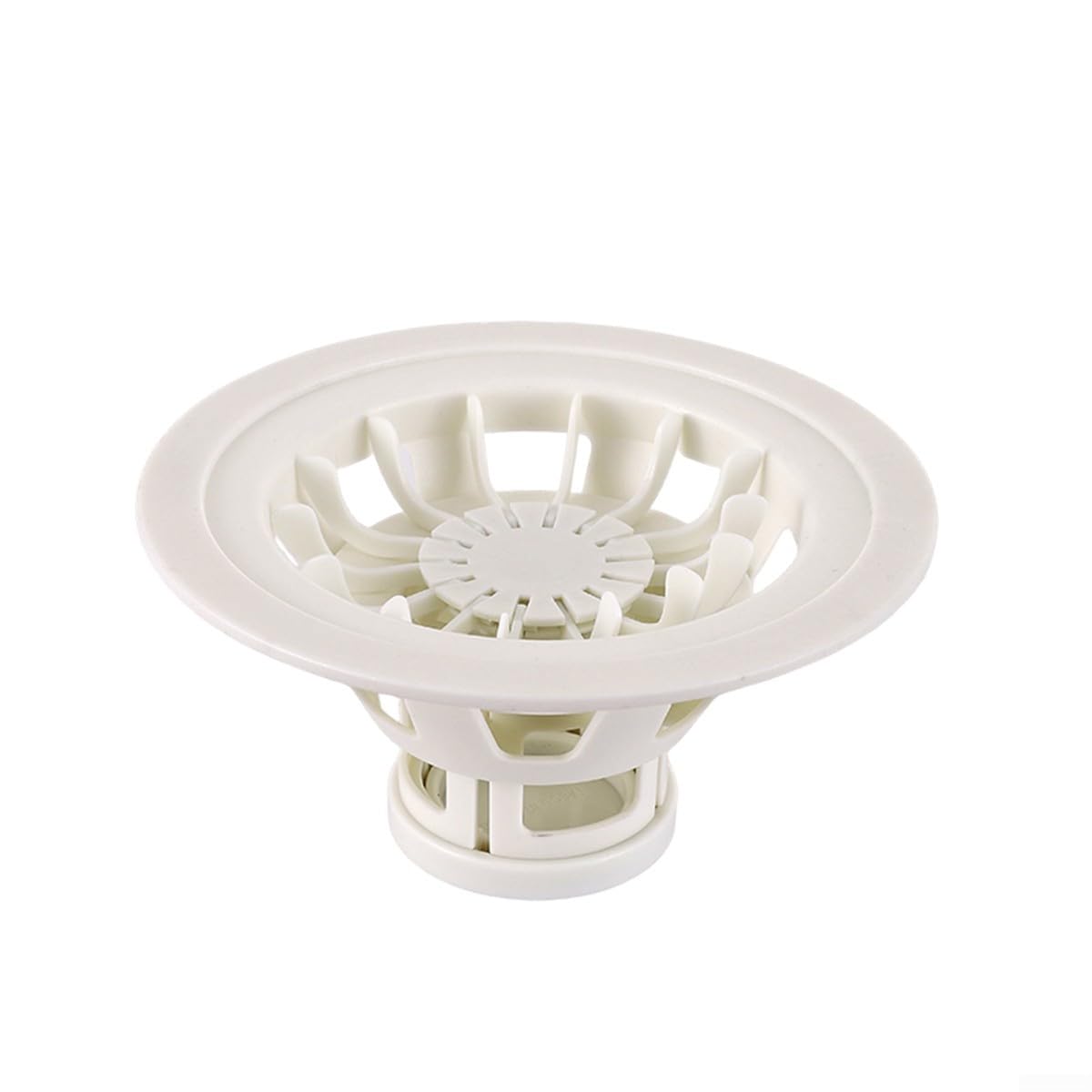 Baozi Maker - Macchina in plastica per panini fatti in casa, strumento da cucina a forma di fiore, dimensioni compatte 18 x 18 x 9 cm, facile da usare per principianti e K (bianco)