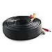 Postta BNC Video Power Cable (4 Pack 100 Feet) Video Security Camera Cable Wire with Eight Connectors for CCTV DVR Surveillance System