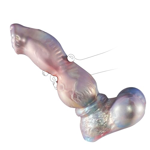Image of 16.1 Inch Huge Thick Fantasy Knot Dildo, XXXL Long Big Giant Dildo | 4.6'' Diameter, Monster, Strong Suction Cup, Silicone Penis, For G-spot Anal Play, Adult Sex Toys, For Advanced Women Men