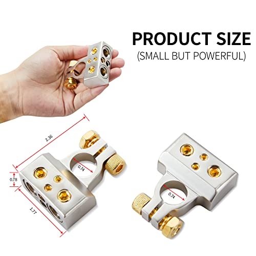 Sell Positive & Negative 2 4 8 Gauge AWG Car Van Battery Terminals Clamp Connectors In HK, Hong - Foto 5