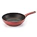 Produktbild Aluguss PFANNE Ø 28 cm antihaft beschichtet Bratpfanne Induktionspfanne WOK Rot