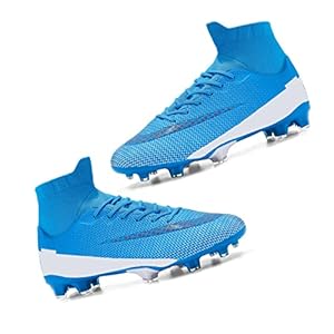 Rosvola Voetbalschoenen voor volwassenen, comfortabele noppen, voetbalschoenen voor heren, antislip speelveld