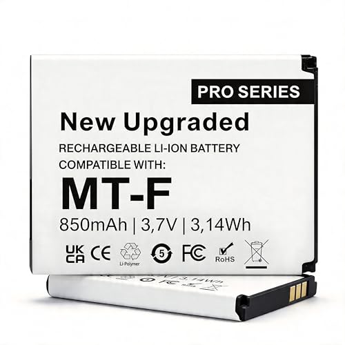 850mAh 2026 Aktualisierte Version Akku für AVM Fritz!Fon Modell MT-F / C5/ C4/ M2 / 312BAT006/ 312BAT016/ 312BAT006CS-FVM446CL/ BD50/ SNN5796A Telefon Wiederaufladbare Li-Ion Ersatzakku (1Stück)