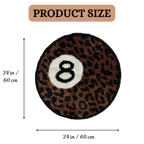 Tapete 8 Ball hecho a mano 60 cm de lujo miniatura 2