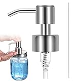 YOFDAL Sapone in Acciaio Inossidabile Distributore di Emulsioni Pompa di Ricambio 28 mm in acciaio inox riutilizzabile dispenser di sapone pompa di ricambio