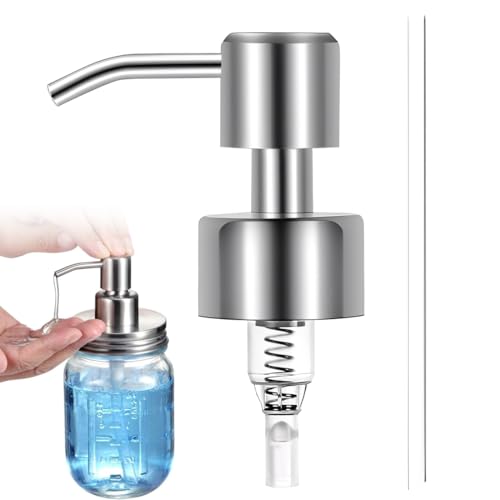 YOFDAL - YOFDAL distributeur savon Pompe de Rechange pour Distributeur de Savon Liquide 28 mm - Acier Inoxydable