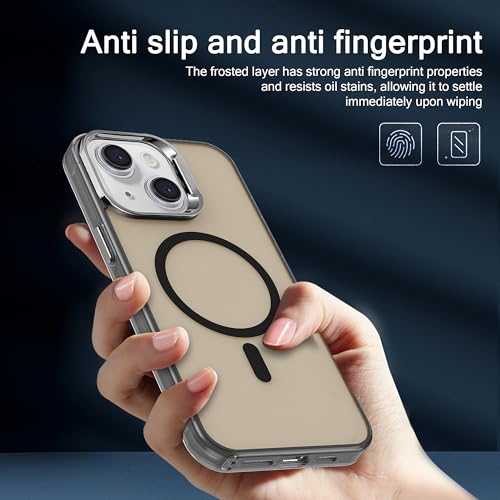 Coque iPhone 15 Plus MagSafe S. Tedazo noire haute résistance