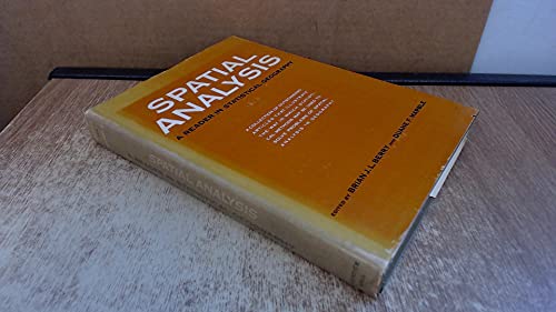 Spatial Analysis: a Reader in Statistical Geogr... B0000CO8G1 Book Cover