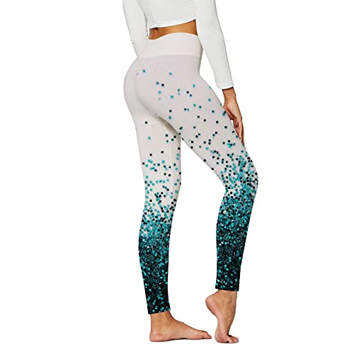 Sunnyuk Leggings para mujer, cintura alta, sin costuras, pantalones de deporte, yoga, pantalones de deporte, pantalones de jogging, transpirables, opacos, pantalones de ocio, para deporte, gimnasio