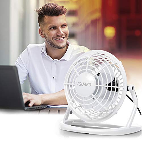 VGUARD Mini Ventilatore USB, 4 Pollici Portatile