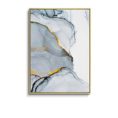 Tableau abstrait géométrique 60x80cm de style giclée moderne pour salon - 2