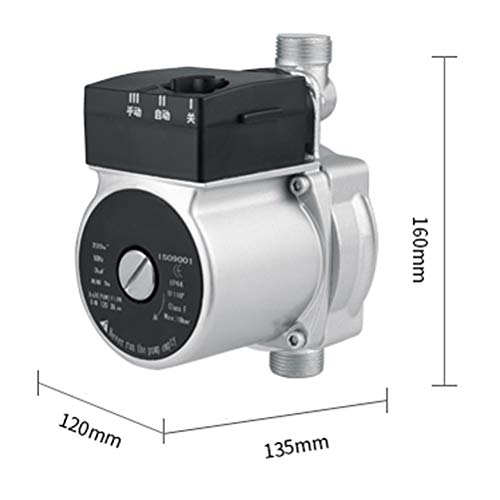 120W Booster Pump, Household Automatic Silent Solar Water Heater Pressure Pump, Tap Water Pump, 220V