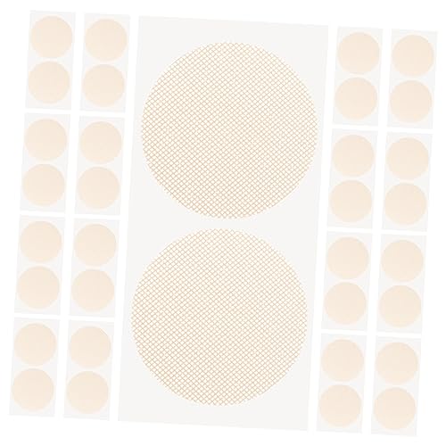 Holibanna 50 Pares Entrenamiento De Pezoneras Almohadillas para Almohadillas Absorbentes De Carne Cinta Sujetador Cinta Cinta Pegatinas Empanadas Bralette Membrana Transpirable De PE