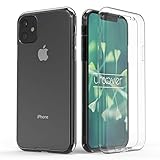 Urcover Rundum 360° Schutzhülle 360 Grad Case kompatibel mit Apple iPhone 11 I Original berühmt durch Galileo I Vorne + Hinten geschützt I QI-fähig I Soft-Edition Hülle Transparent