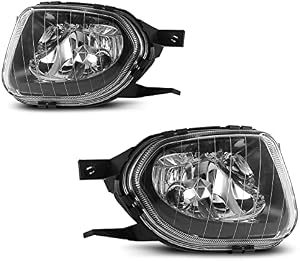 AUTOWIKI Fog Lamp For 2003 2004 2005 2006 Mercedes Benz E320/E500 Fog Lights Assemblies For 2003-2006 Mercedes Benz E320/E500 1 Pair