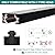 H Track Lighting Rails Kit - iCreating 26ft Black Track Light Track 3 Wire with Floating Canopy Connector, I and L Connectors for Single Circuit H Type LED Track Lighting Heads Fixtures