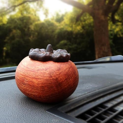 Difusor aromático eléctrico de madera forma caqui miniatura 4