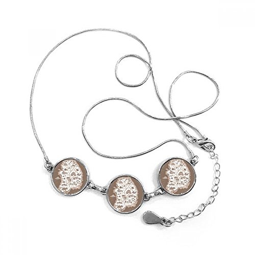 Collier coréen carte Séoul Busan pendentif rond anti bijou banal