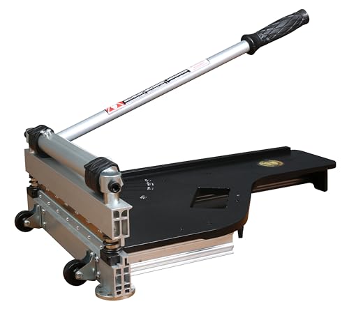 13' Laminate Floor Cutter, Vinyl Floor Cutter - Meet Multi-Angle/Length Cutting, A Flooring Tool also Cuts-Engineered Wood Floor, LVP, VCT, SPC, WPC, Long Life HSS Blade Mounted!