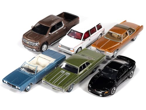 Auto World Premium Set 6 Autos 1/64 Modelo Diecast miniatura 1