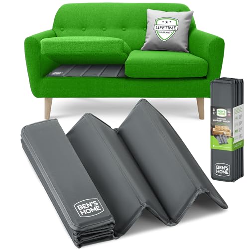 Image of BEN'SHOME Couch Cushion Support, Fix Sagging Loveseats | 48-54.5 inch x 21.5 inch | Thick 0.5״ Wood Boards Under Cushions with Anti-Slip Fabric to Repair Sagging Loveseat Springs, Worn Sofa Replacement