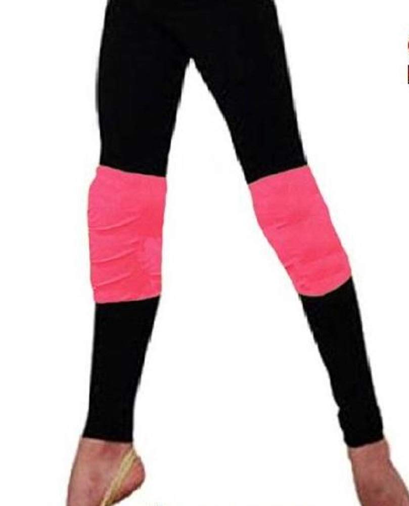 Pair of Pastorelli knee pads for Rhythmic Gymnastics (Fluo Pink, M (for 12-15 y.o.))