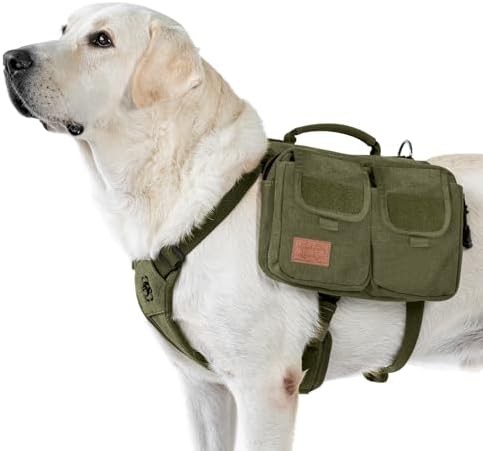 OneTigris Harnais pour Chien Hoppy Camper 3.0 - Sac à Dos avec 2 ...