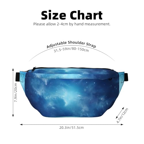 Sac banane de course ultra léger à sangle réglable imprimé Galaxy2 - 3