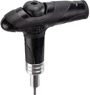 PRO BIKE TOOL Adjustable Torque Wrench Set - 4, 5, 6 NM - Shop Quality Bicycle Multitool Suitable for Home Use - Includes 3, 4, 5mm Allen, T25 Tool Bits - Maintenance Kit for Road and Mountain Bikes