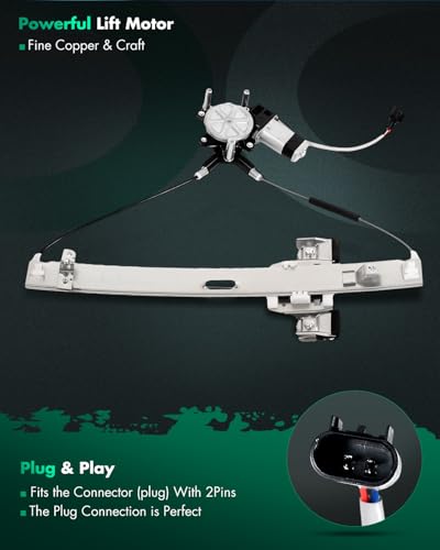 Image of SCITOO Power Window Regulator with Motor for Ram for Dakota