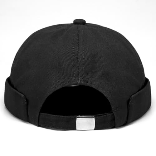 Image of Dome Brimless Hats for Women Men Beanie Docker Cap Sailor Skull Cap