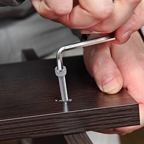 JatilEr 240pcs M3 M4 M5 M6 Zylinderschrauben mit Innensechskant Schrauben Set, A2-70 Sechskantschrauben 304 Edelstahl Sechskopf Fahrrad Schrauben Muttern und Unterlegscheiben Metrisch Gewindeschrauben