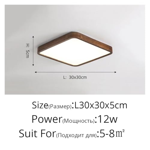 Plafonnier bois moderne dimmable pour éviter la fatigue visuelle