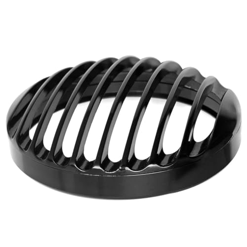Grille phare moto 5.75 pouces en aluminium noir pour Sportster XL 883 et 1200