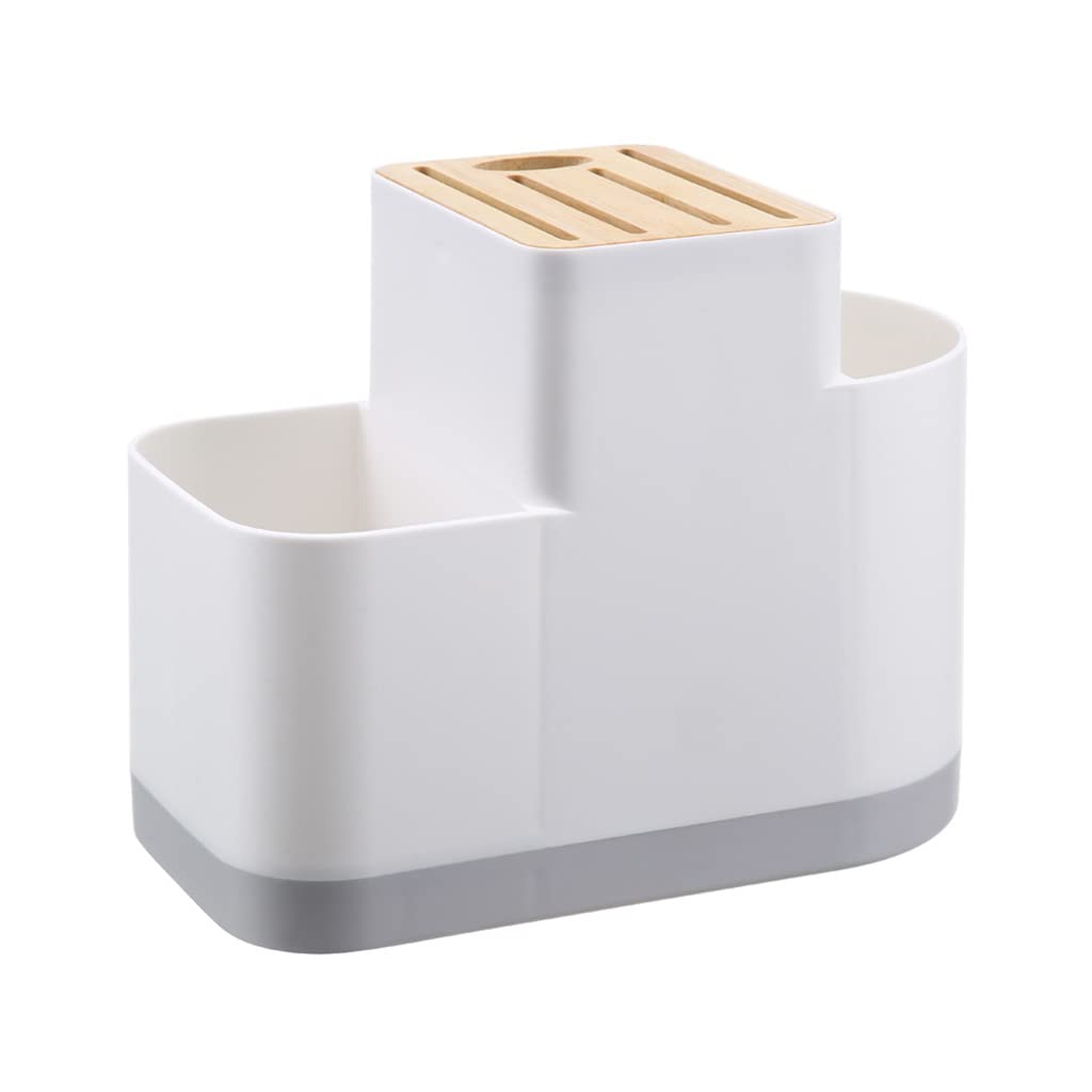 YWLUUOO Nordic Cutlery Drainer with Slots Utensil Drying Rack Kitchen Silverware Chopsticks Holder Organizer Utensil Drying Rack Basket Holder