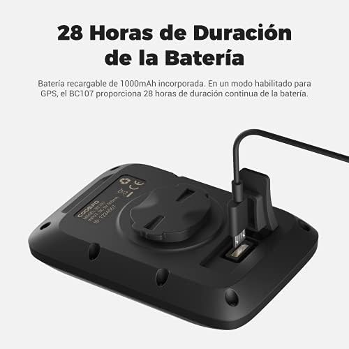 COOSPO Bike Computer GPS Wireless, ANT+ Cycling Computer GPS with Bluetooth , Multifunctional ANT+ Bicycle Computer GPS with 2.4 LCD Screen, Bike Speedometer with Auto Backlight IP67