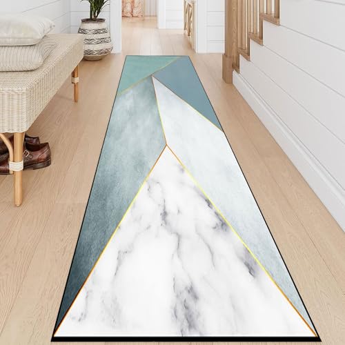 Alfombra de pasillo larga para proteger el suelo con suavidad y diseño moderno lavable 6