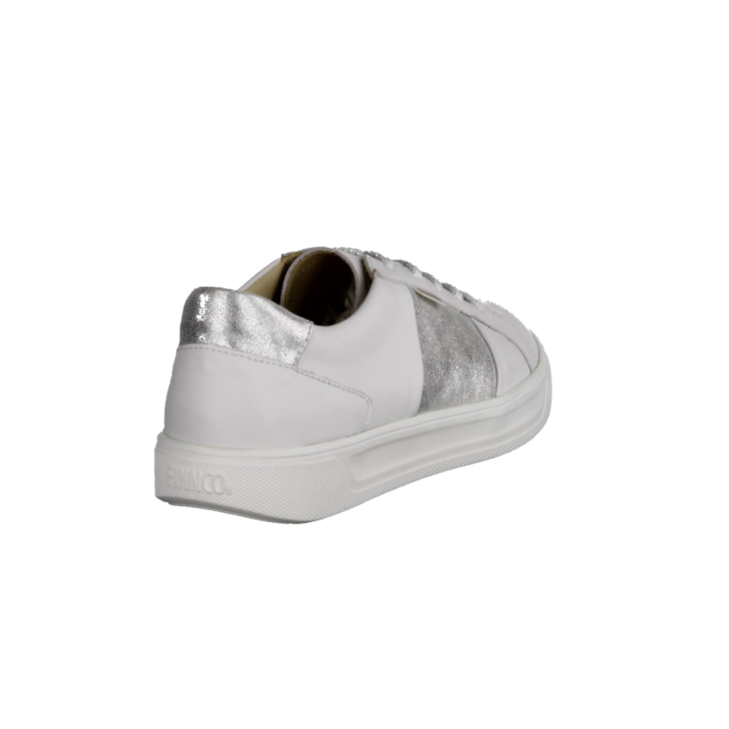 Finn Comfort Halbschuh Malita 2793-903094, Glattleder, Weiß mit silbernen Details, Fußbettung zum Wechseln Weiß