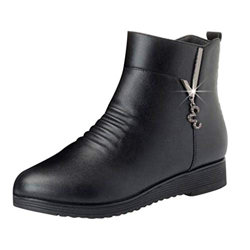 Bottes de Neige Femme Boots Talons Compensés Hiver Fourrée Fausse Bottines Plateforme Anti-Dérapantes Thermique Apres Ski Chaud Pas Cher Confort 2019 Sonojie Cover