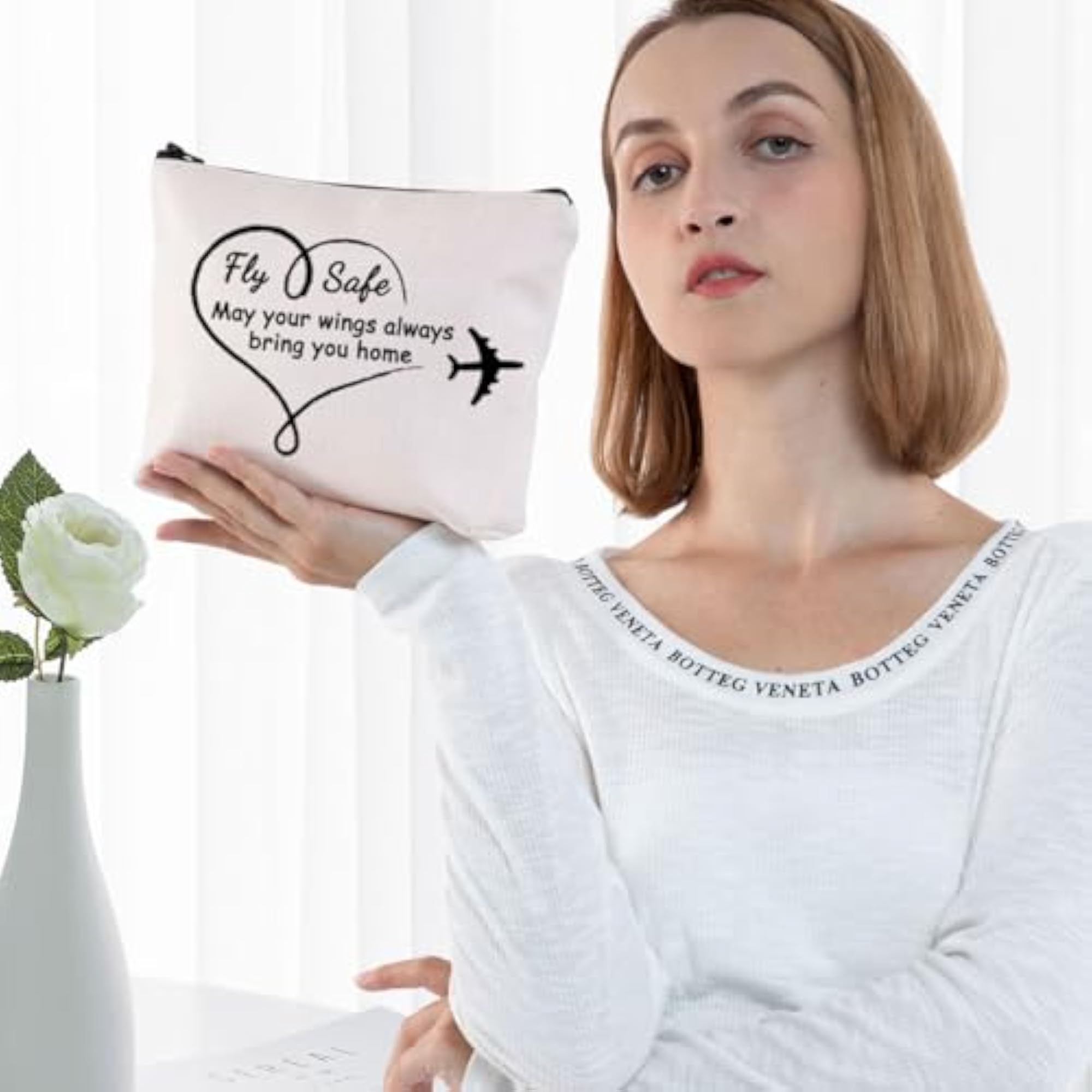 Fly Safe Gift for Traveler Cosmetic Bag