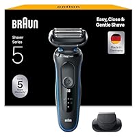 Braun Series 5 Regolabarba Uomo, Rasoio Elettrico Barba, EasyClean, Wet&Dry, Ricaricabile, Rasoio A...